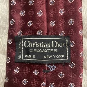 Vintage mens Christian Dior tie